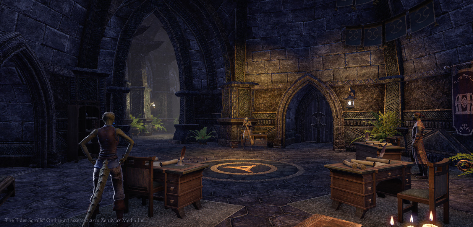 Dunmer kinhouse interior. Textures by Neal jany. Characters by others.