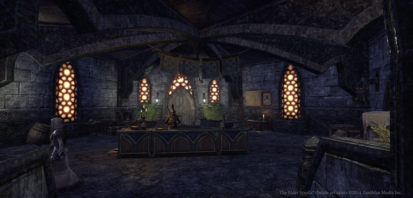 Dunmer kinhouse interior. Textures by Neal jany. Characters by others.