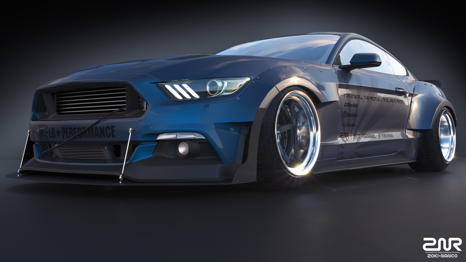 Ford Mustang Liberty walk