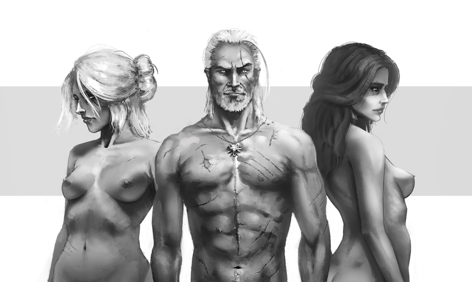 The witchers Nude torso.