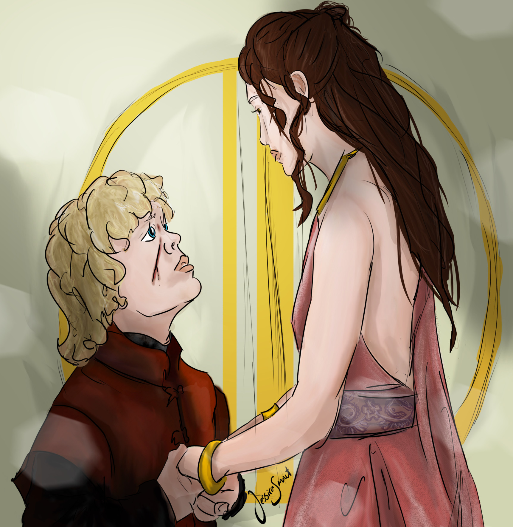 Artstation Tyrion And Shae Jessica Sonnet