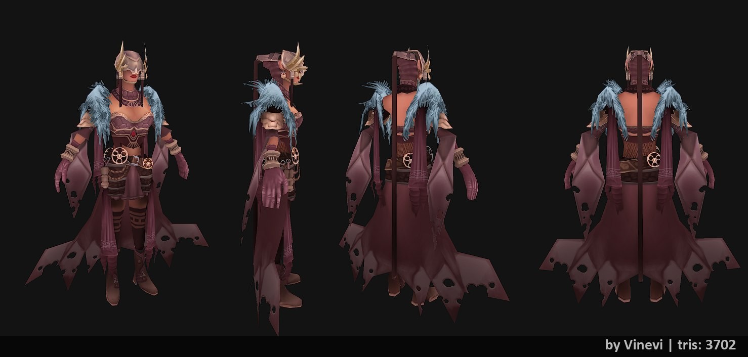 Artstation 3d Character Art For Mobile Game Evgenii Sivak