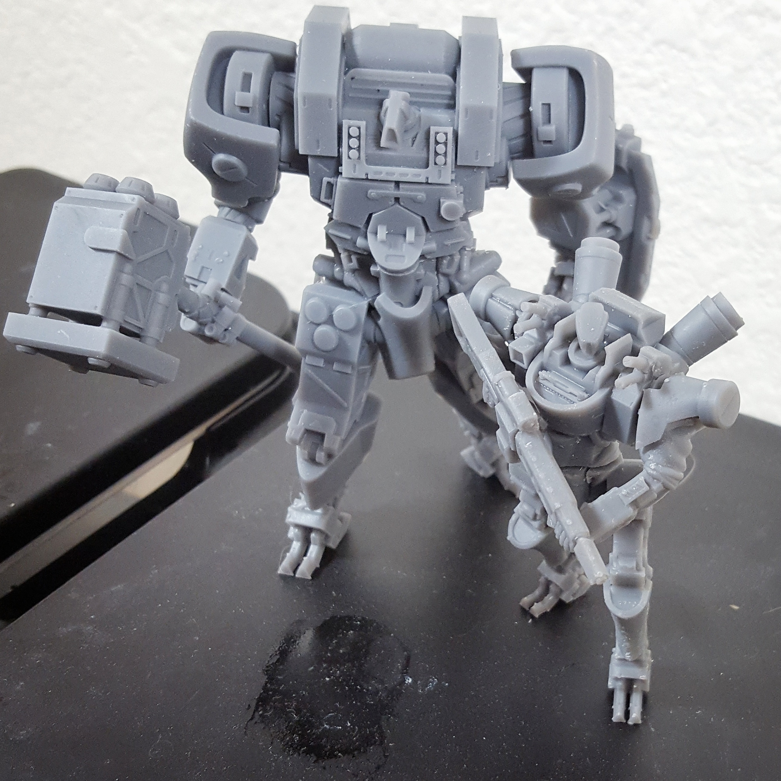 Example print next to the hammer guard
