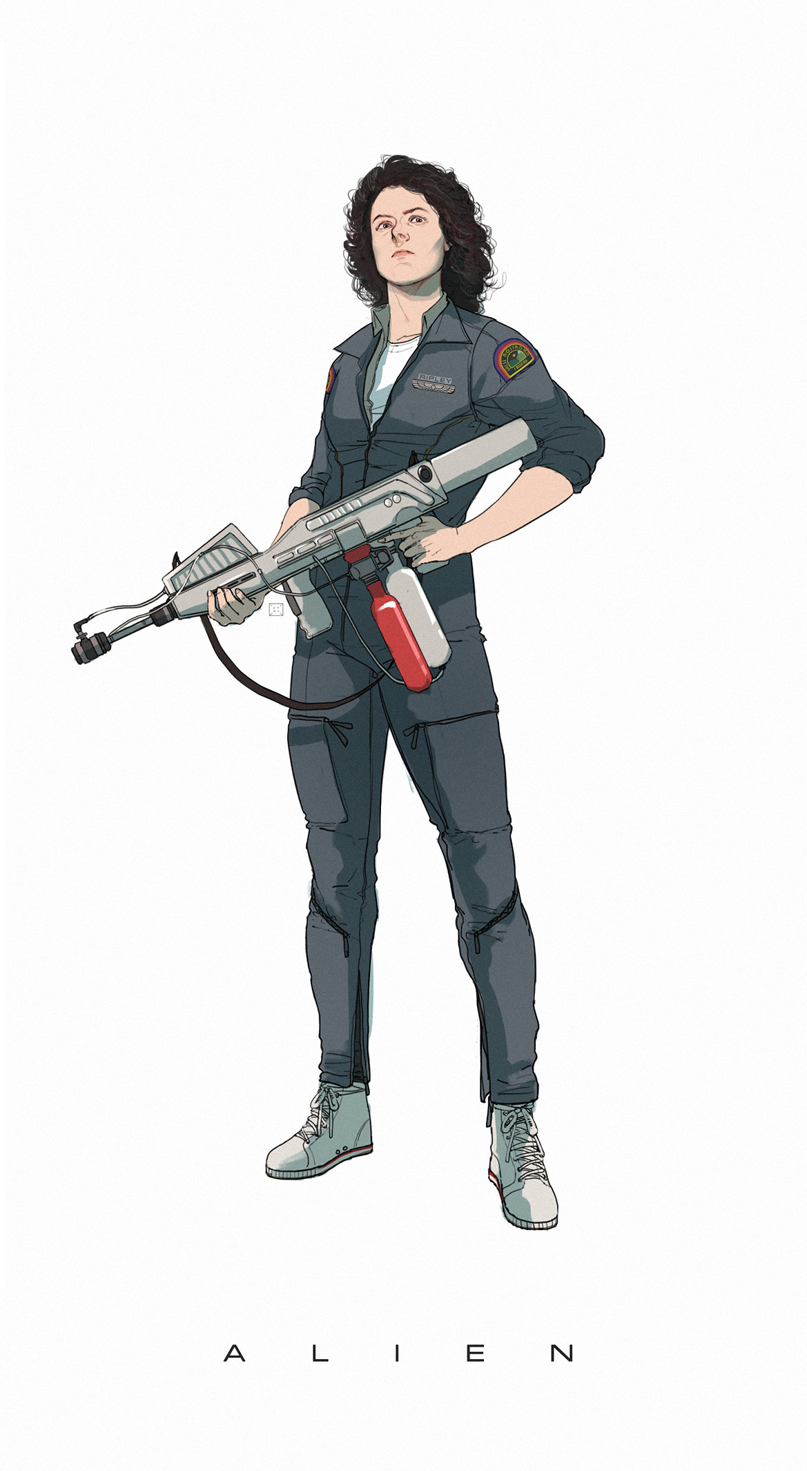 Artstation Fan Art Ellen Ripley Manilyn Toledana