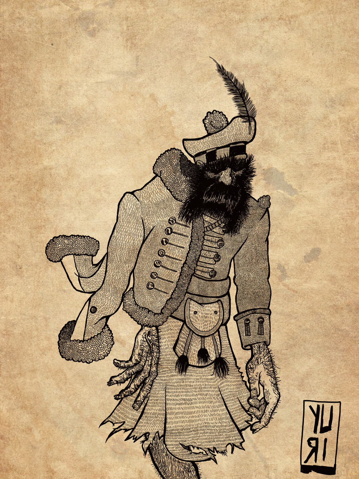 Vurr mercenary in the service of Burning Crown
