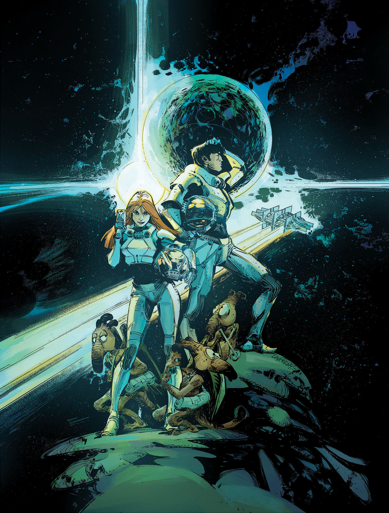 mathieu lauffray - Valerian - Deluxe edition cover