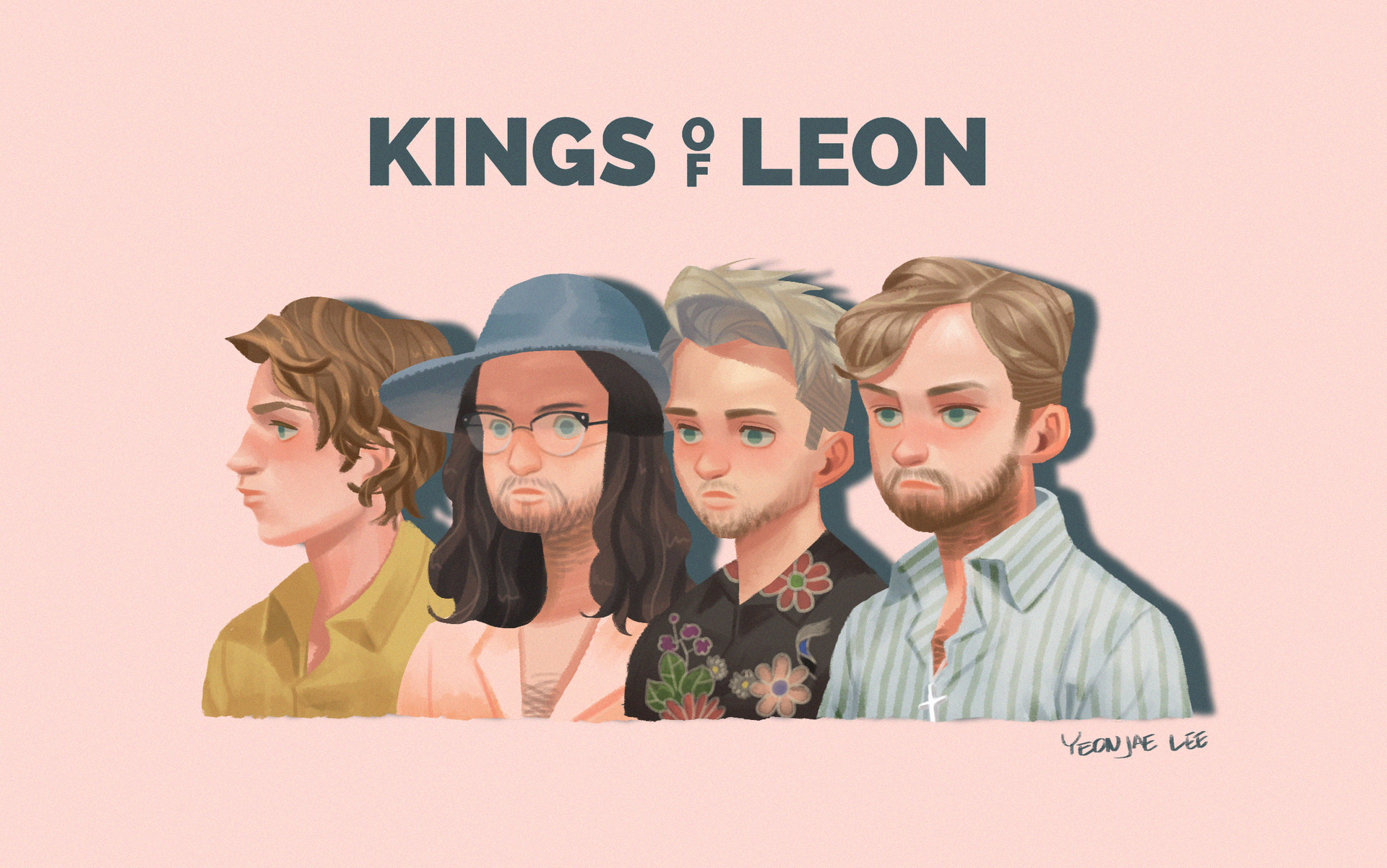 Yeonjae Lee Kings of leon poster i made for a mate for xmas. none