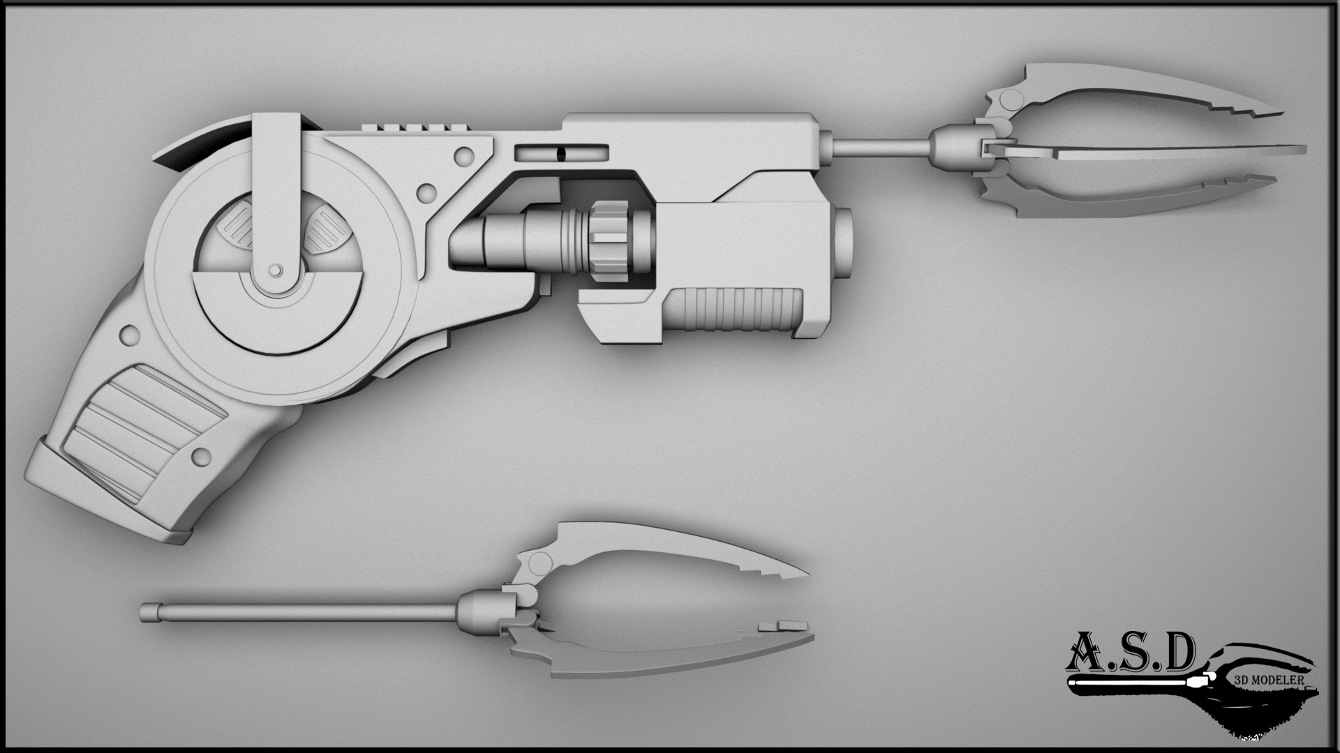 ArtStation Arkham Origins: Prop Replica: Grapnel Gun