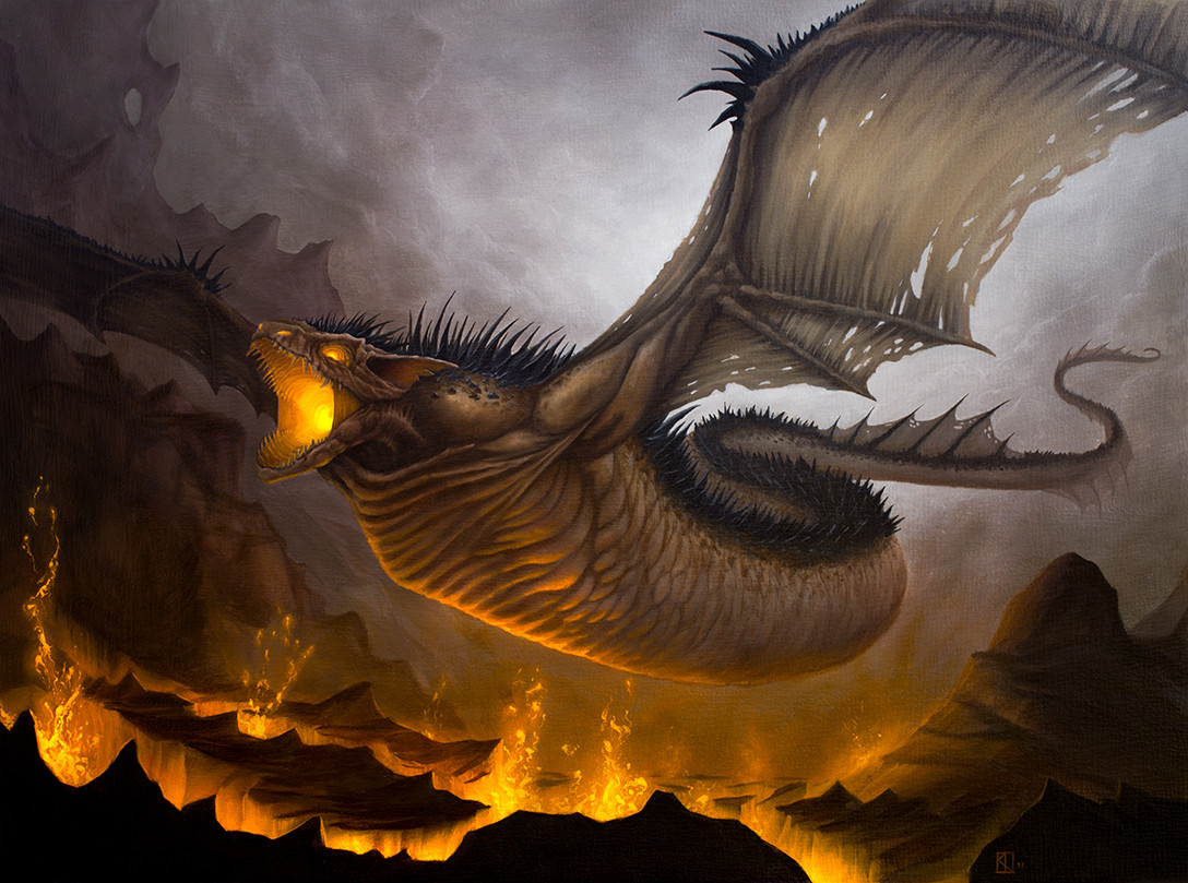 Magmabat Oil Painting (60x80)