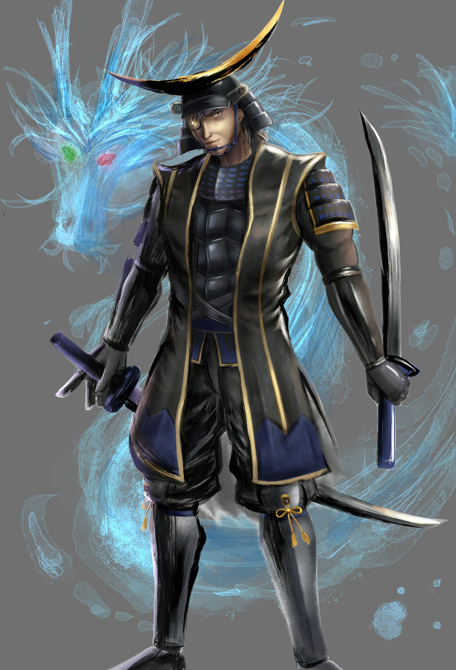 Date Masamune (仁 王 / NIOH) .