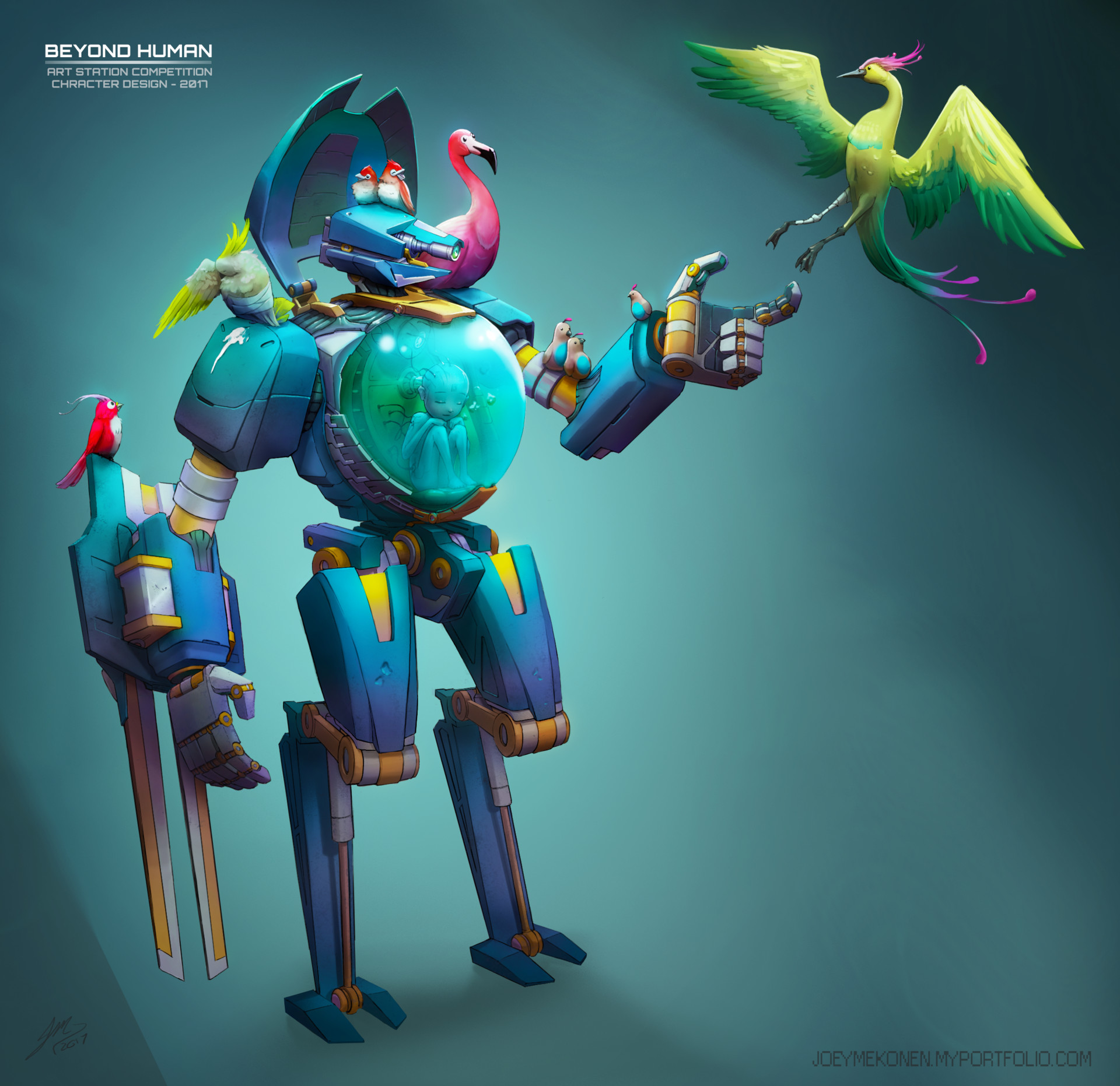 ArtStation - SciFi Mech Character Design (2017)