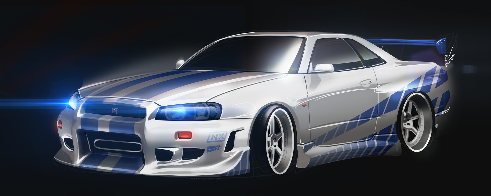 Artstation Gtr R34 Oakkar Nyi