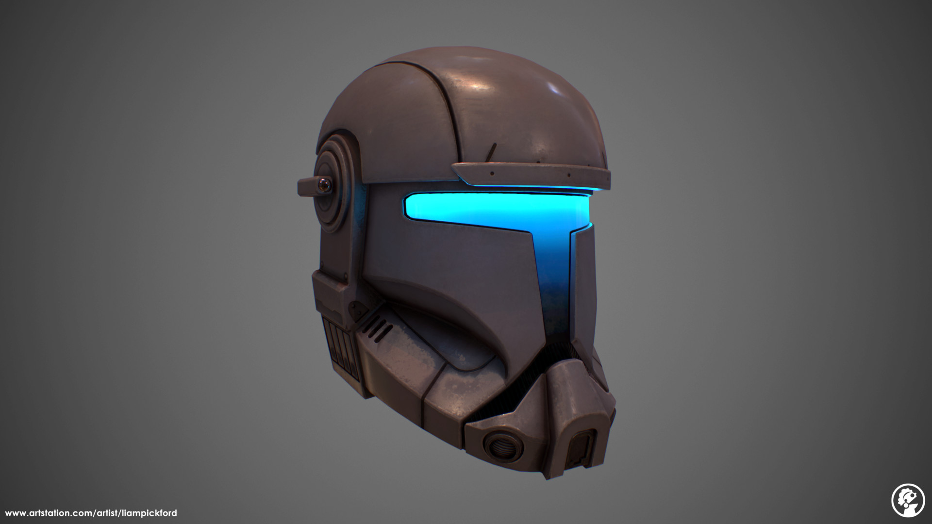 Artstation Republic Commando Helmet With Hud Interior Liam Pickford