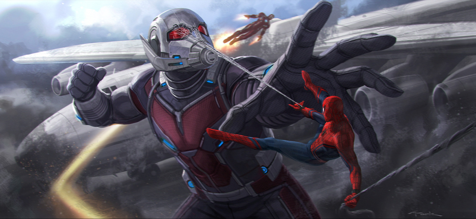 Giant-Man vs. Spider-Man from Captain America: Civil War
