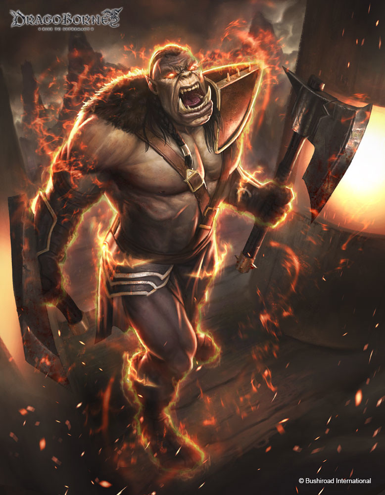 Dragoborne - Red Lord - Warlord Grousk