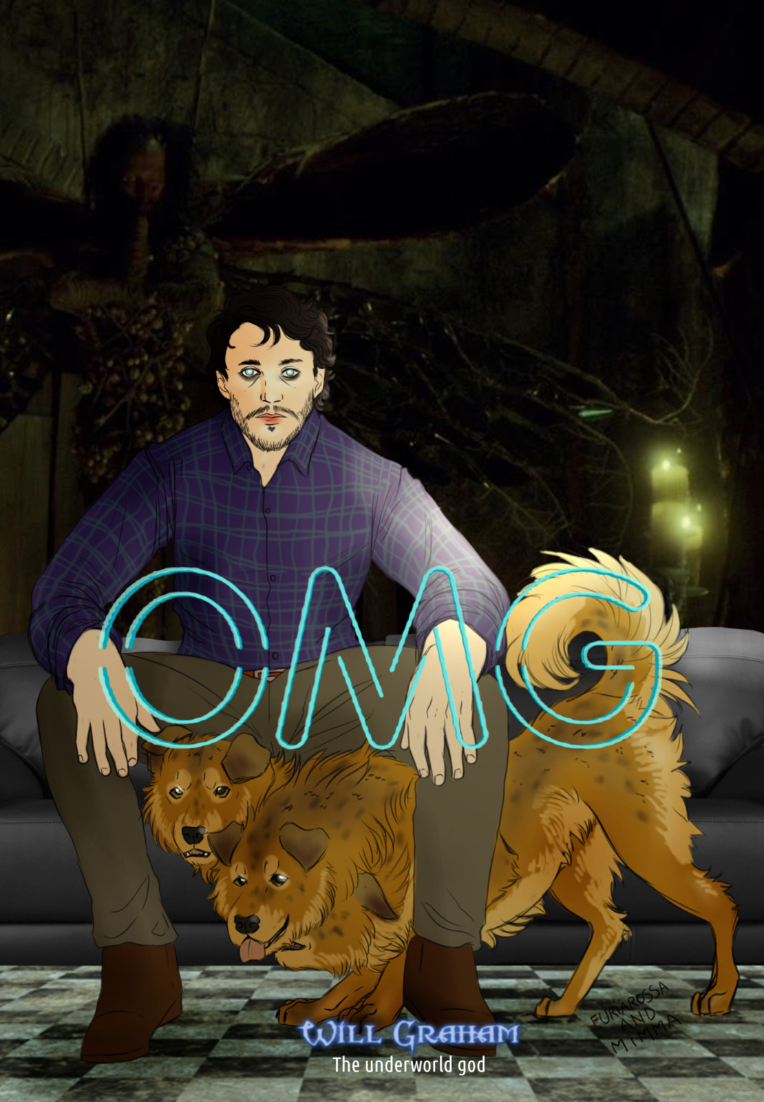 Will Graham as Hades (with Winston as Cerberus, of course)
