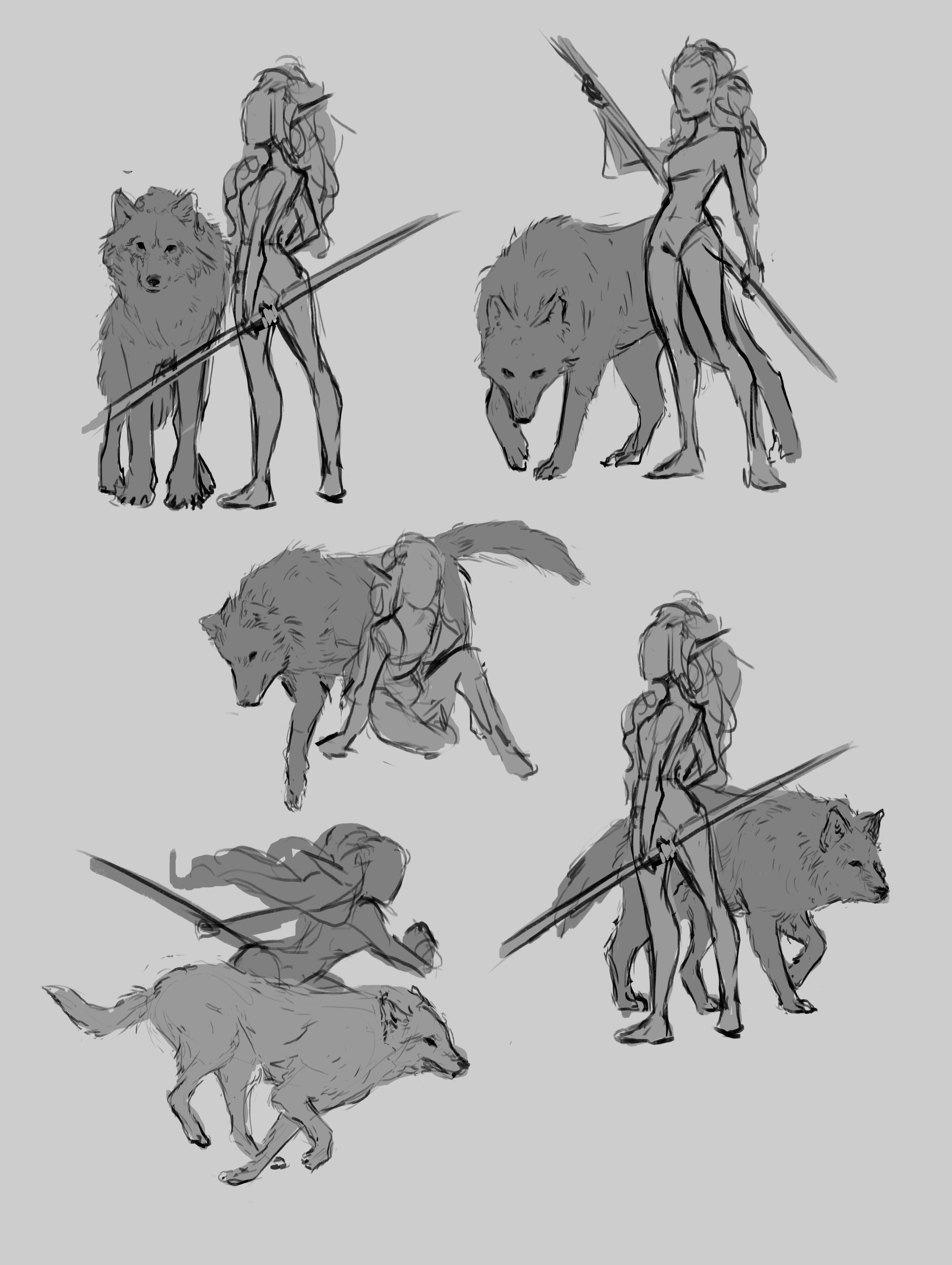 Hadestown wolves by magicmudcat on DeviantArt