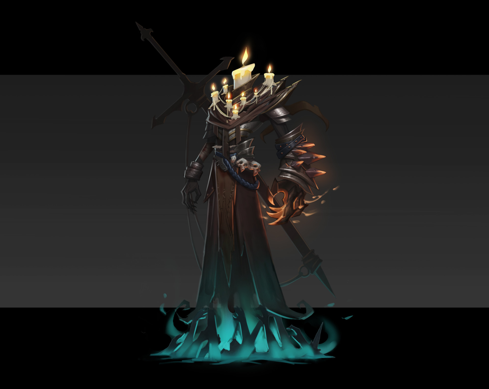 ArtStation candle knight