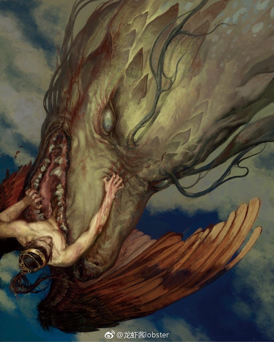 Artstation Half Bird Half Human