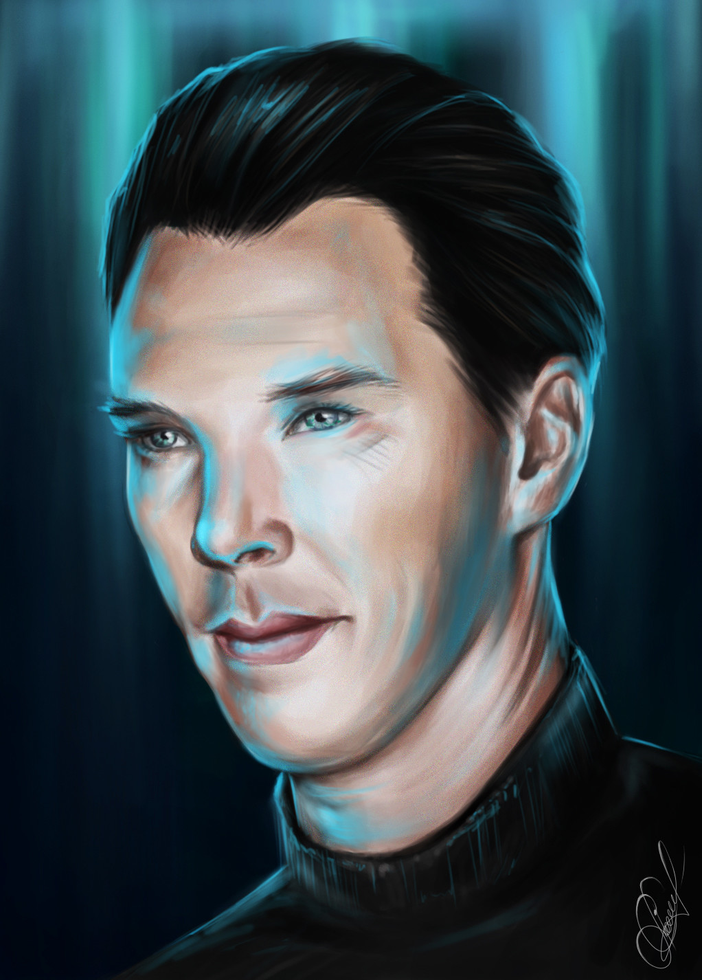 Artstation Khan Star Trek Benedict Cumberbatch Angelina Smirnova