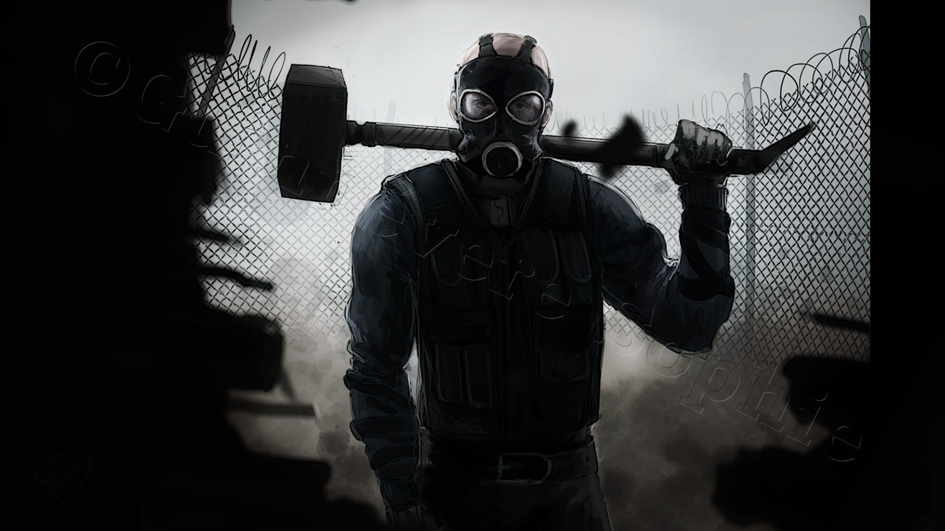 Artstation Rainbow 6 Siege Fanart Guinnevere Sophie