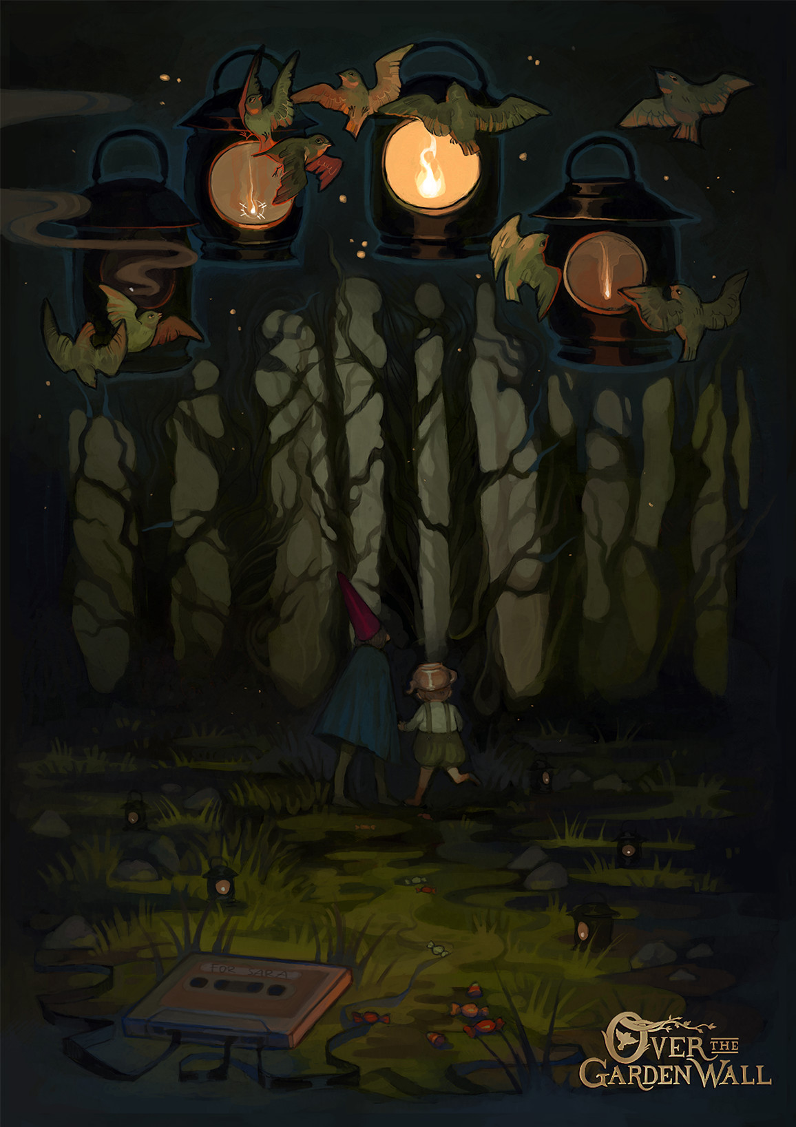 Artstation Over The Garden Wall Poster Lada Da