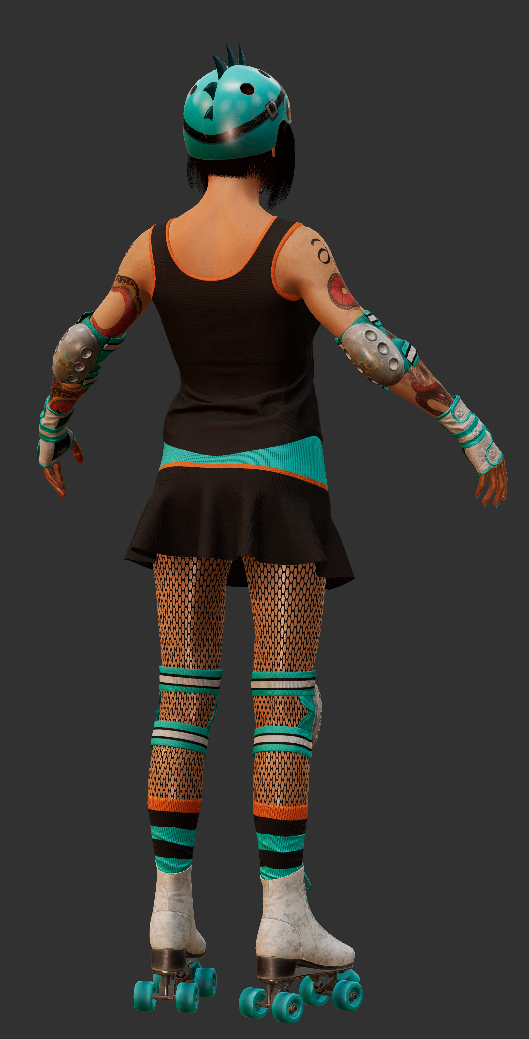 Playable demo character, Cyan Ide