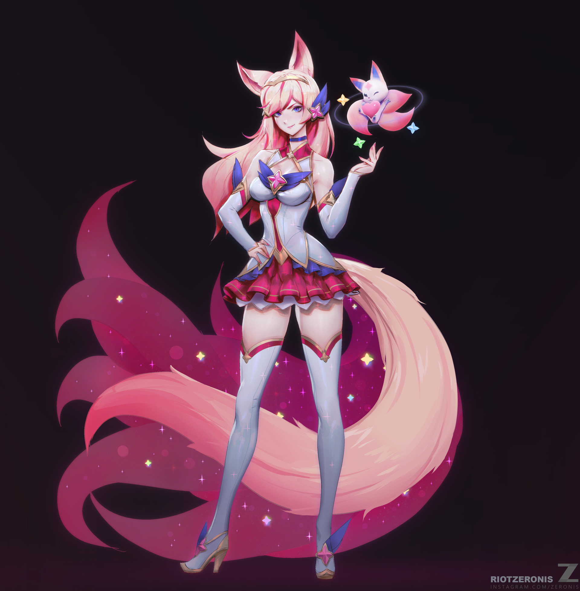 Artstation Star Guardian 2017 Zeronis Spirit blossom ahri vs star guardian ahri legendary skins comparison (league of legends) this video shows a high quality. artstation star guardian 2017
