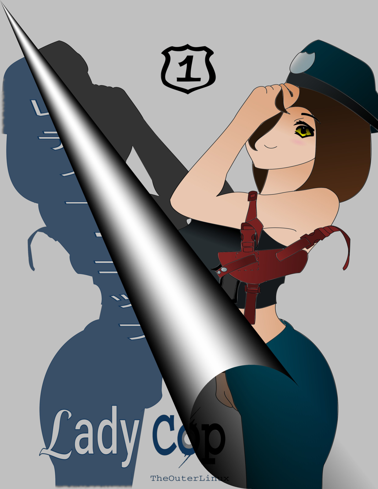 The page-curling was done with GIMP.