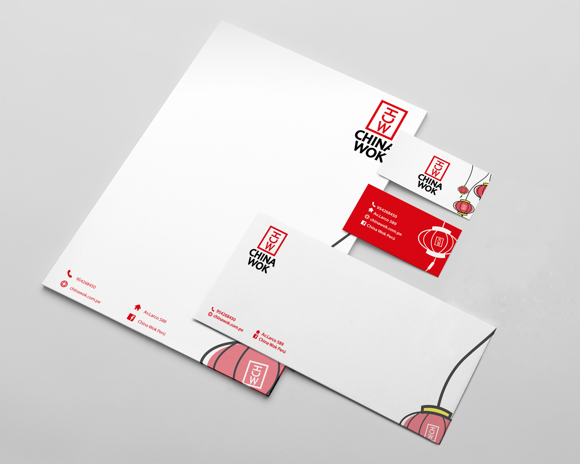 Artstation Identidad China Wok Daniel Chavez