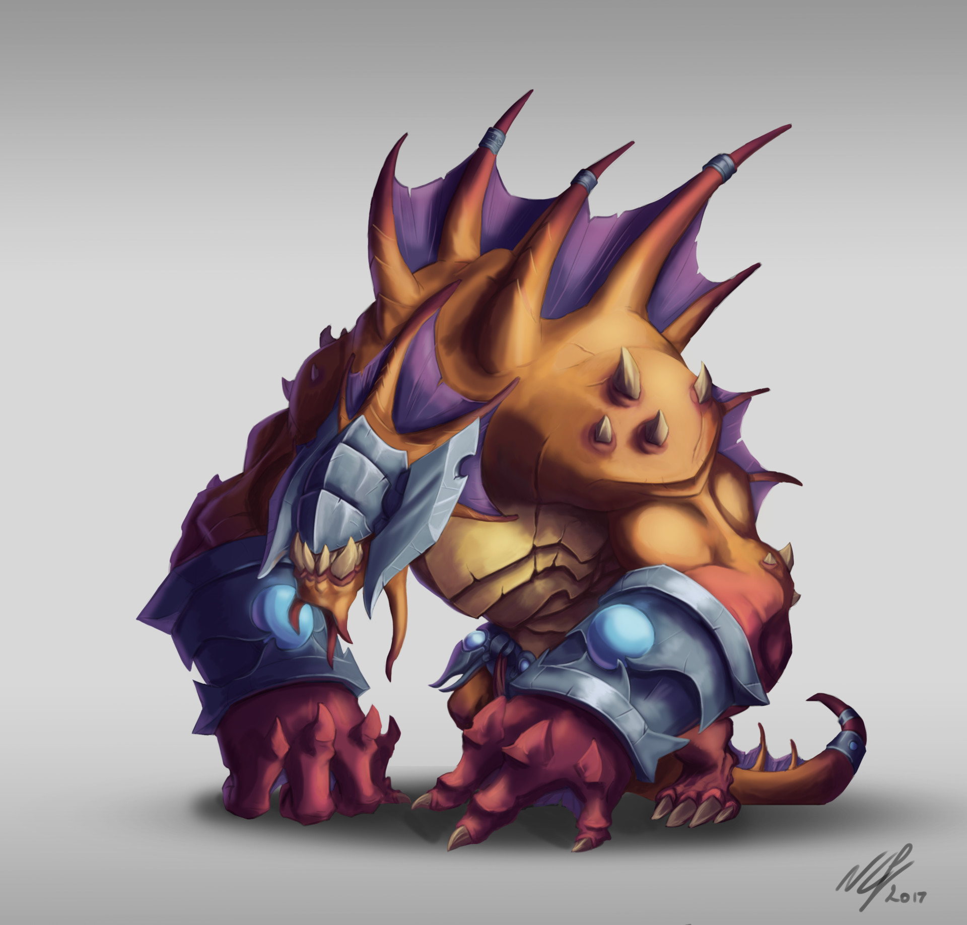 ArtStation Naga royal guard