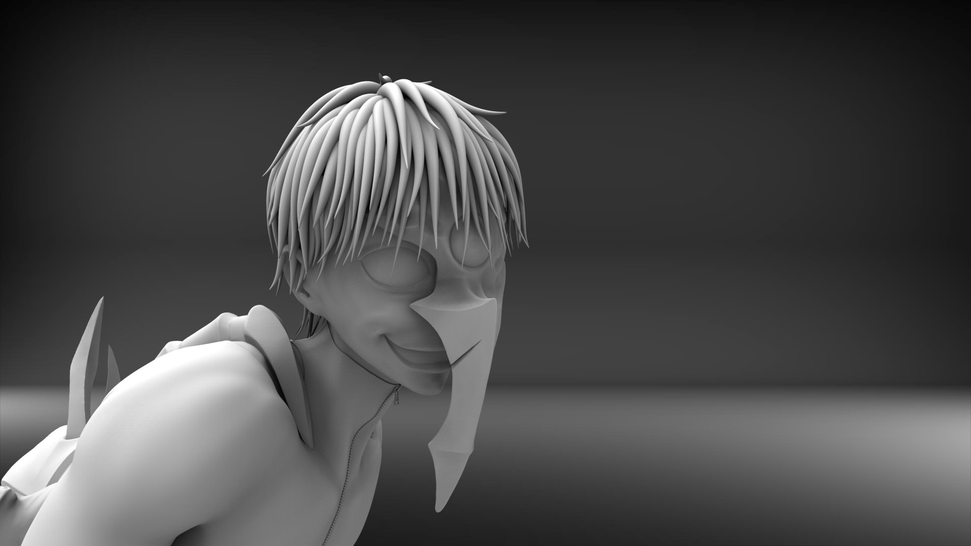 Artstation Ken Kaneki Half Kakuja Tokyo Ghoul Carlo Bernardini