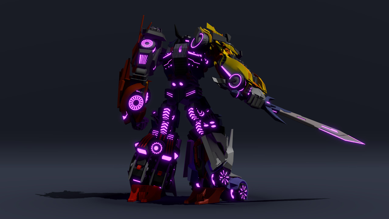 Jay Baines War for Cybertron Menasor 3D Model