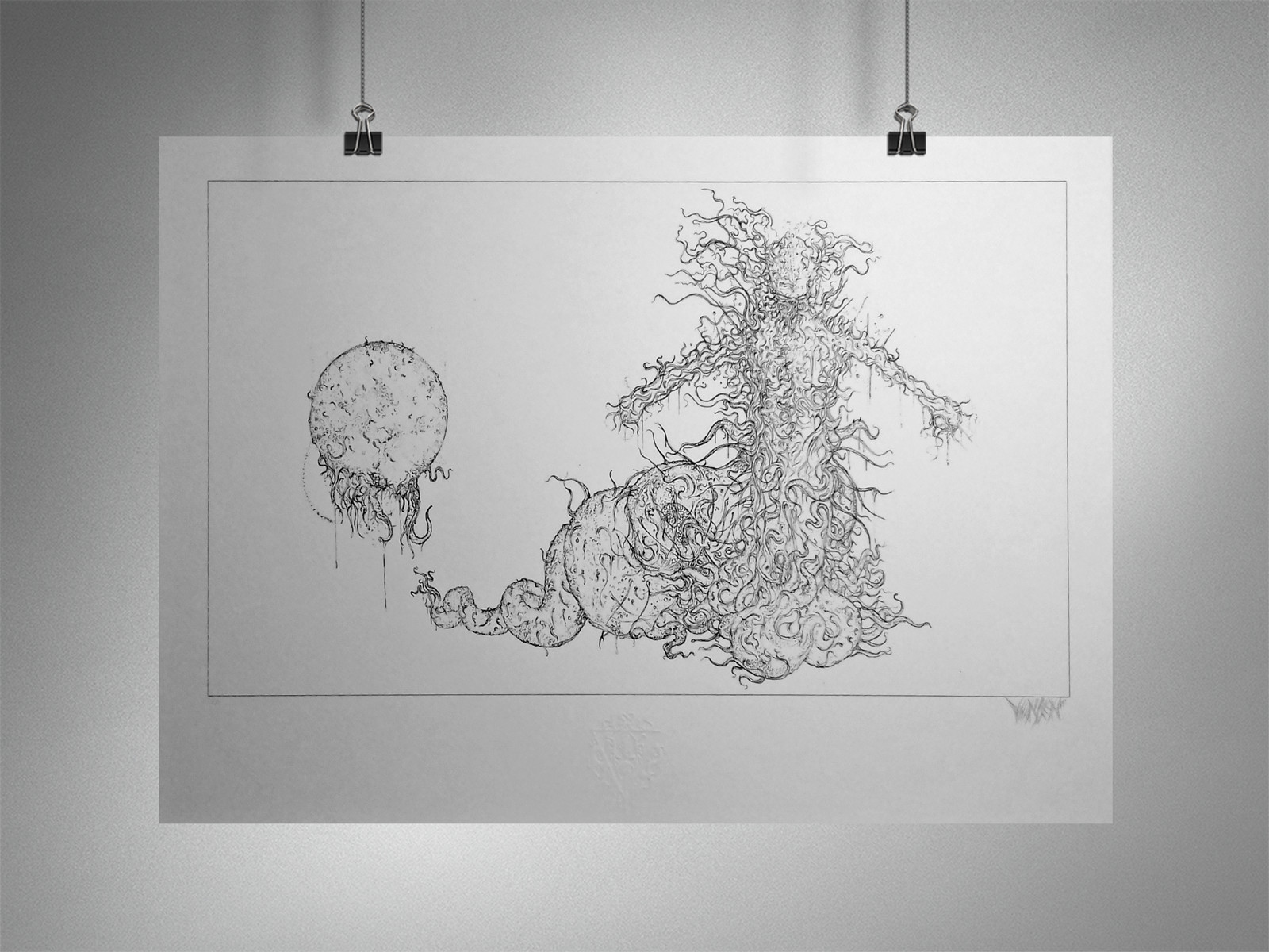 Artstation Von Iam Dark Gods Book One Original Pencil Sketch