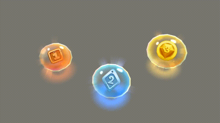 The pickup tokens FX used in the level