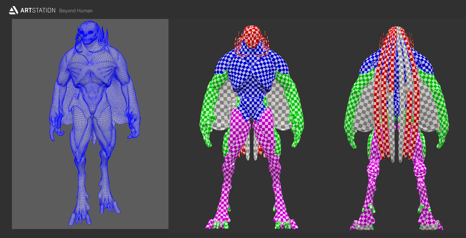 Wireframe and UV Sets