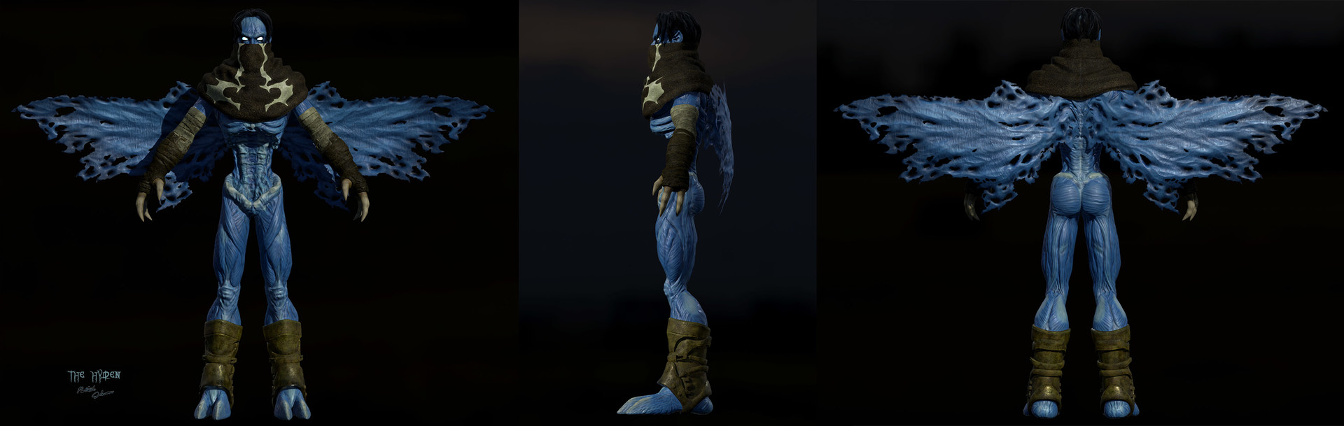 Artstation Redeemer And Destroyer Wraith Raziel Model Recreation From The Legacy Of Kain Games Patrick Johnson