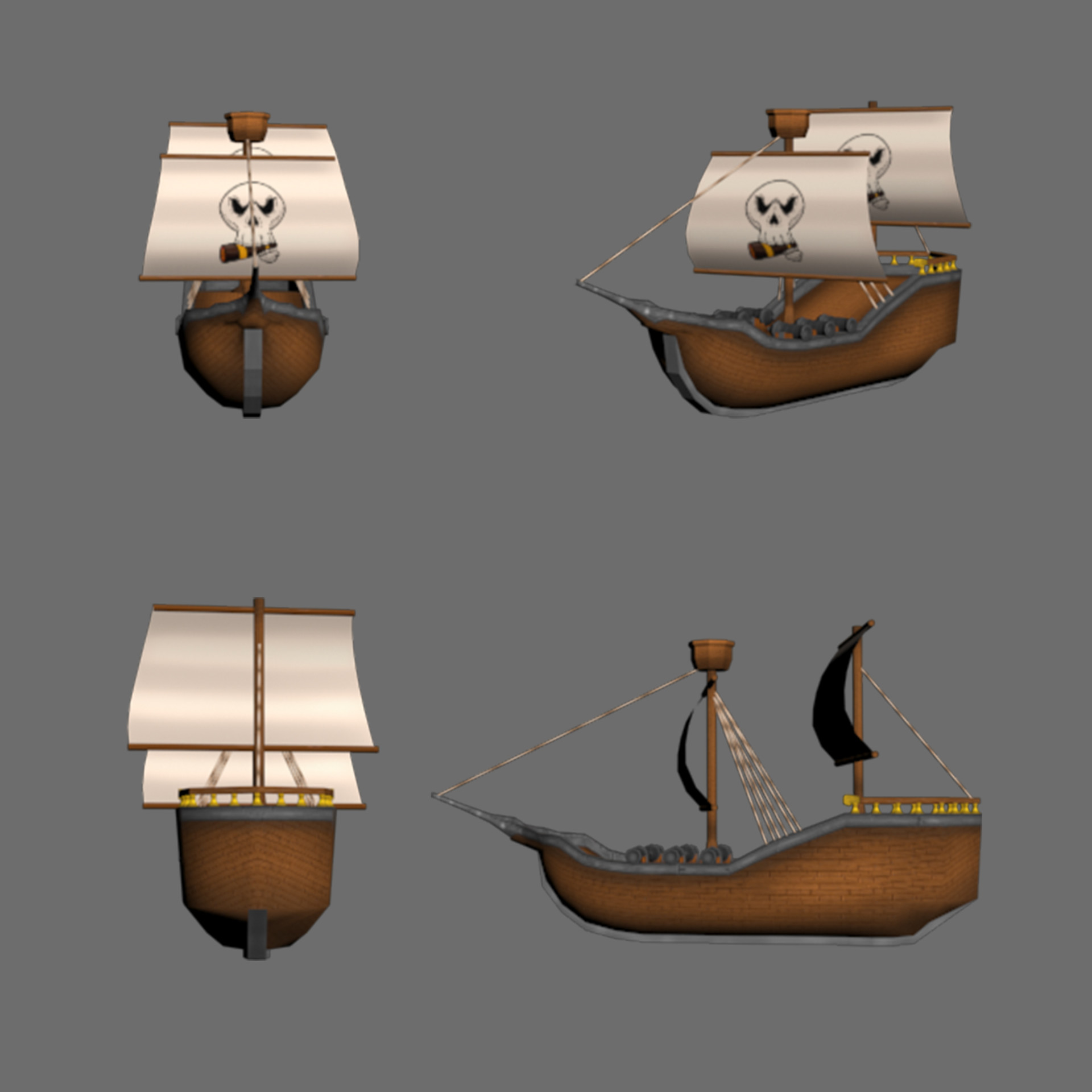 Artstation Sharky Island 3d Texturized Models Jose Luque Montero