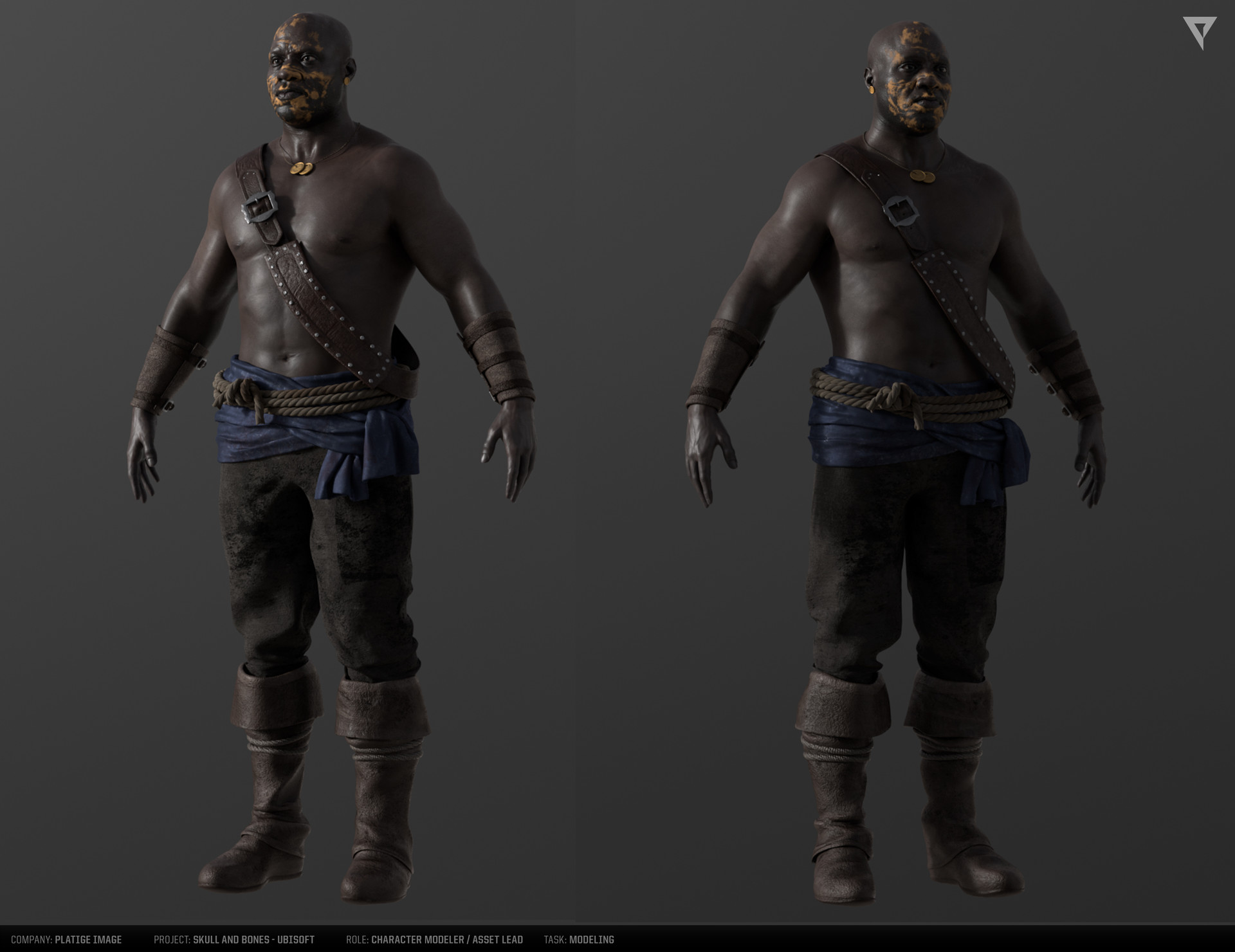 Artstation Characters Models For Skull And Bones By Platige