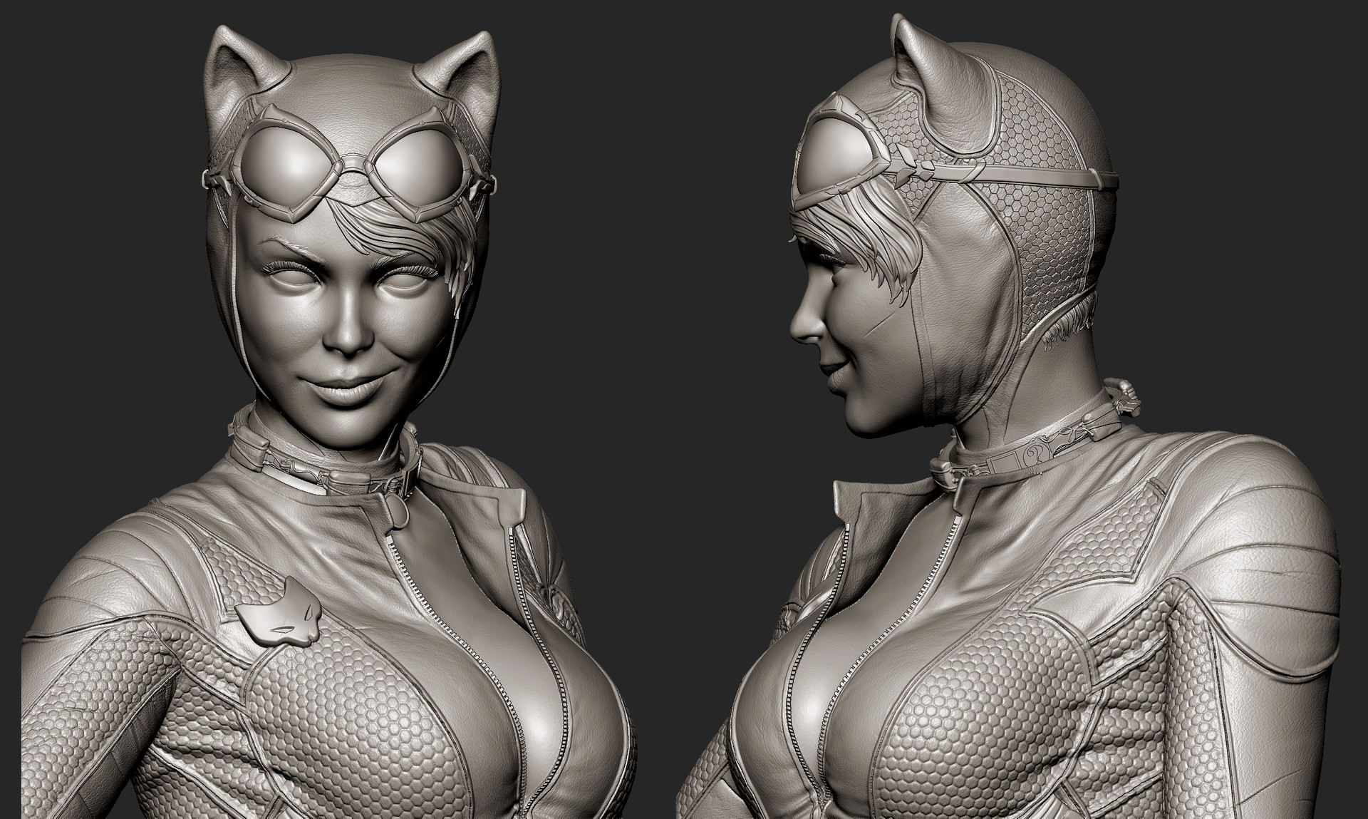 arkham city catwoman model