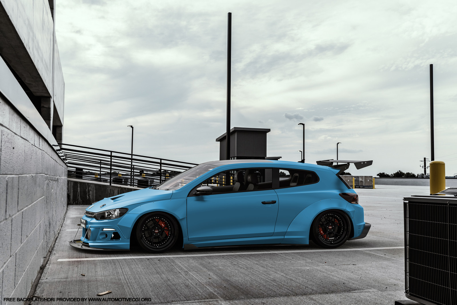 Artstation Volkswagen Scirocco R Widebody Kit Widebody Workshop