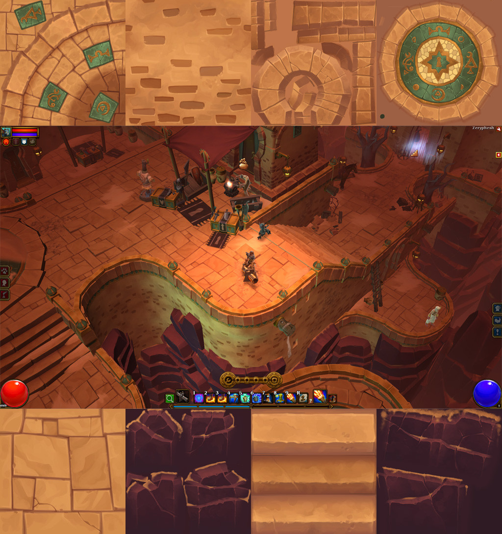 ArtStation Torchlight 2 Environment Work