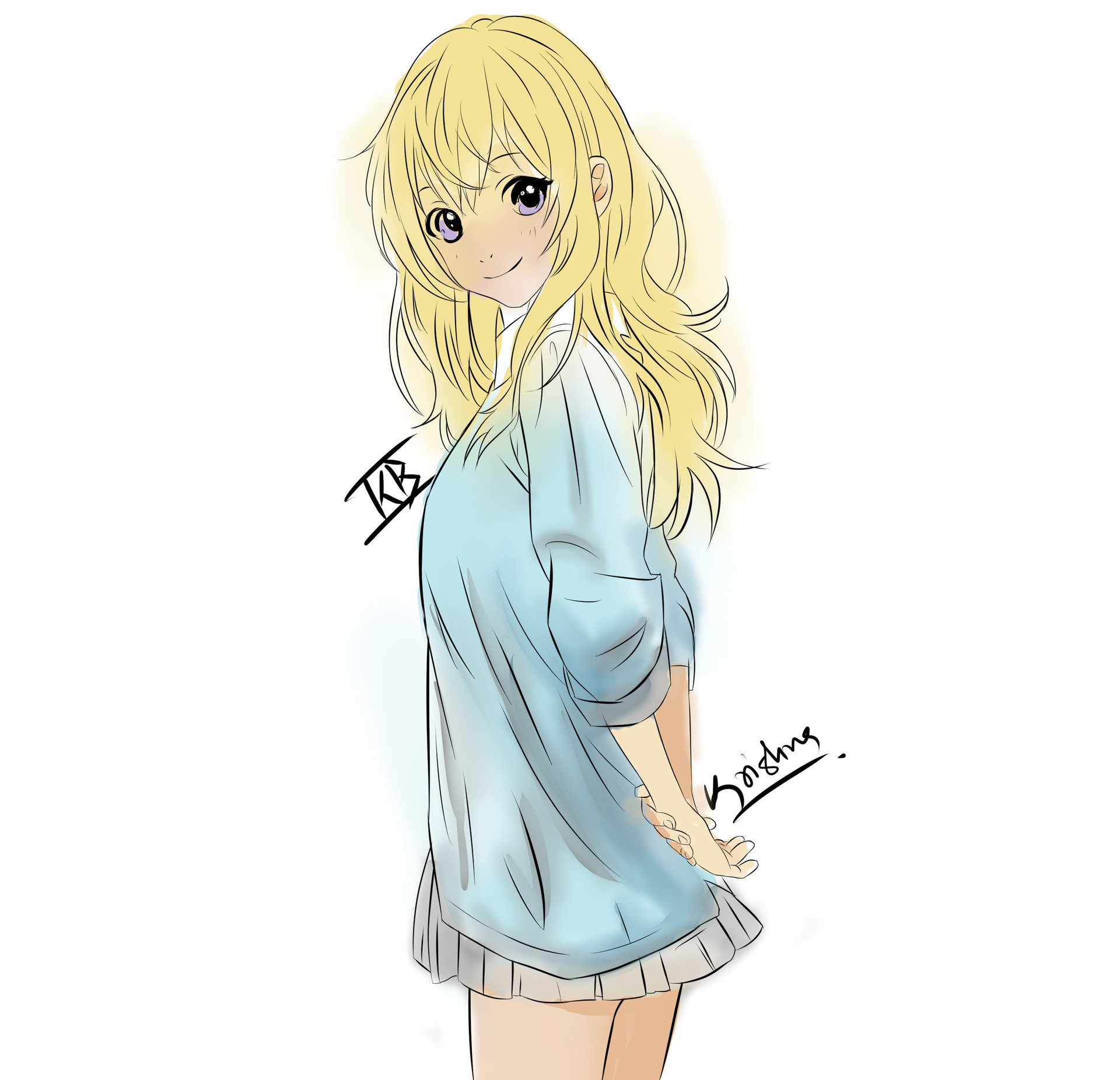 Artstation Kaori Miyazono Krish Bhatt