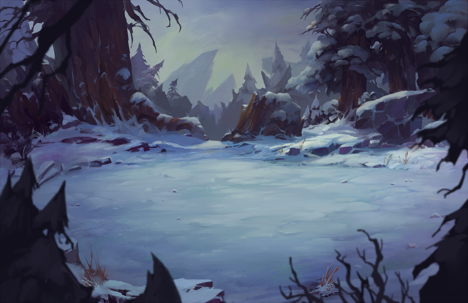 A variation of the combat background.