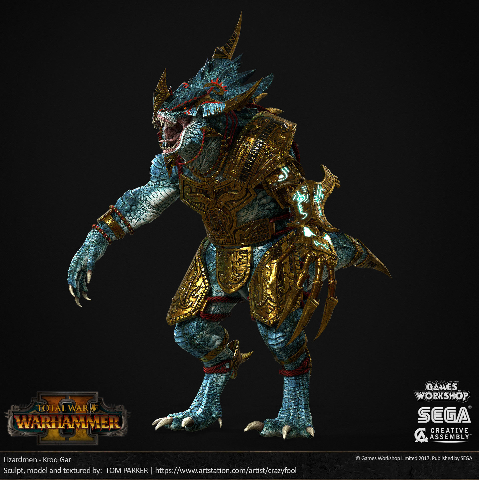 Tom Parker Total War Warhammer 2 Kroq Gar