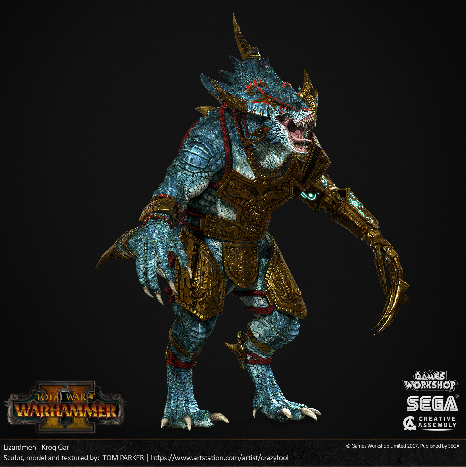 Tom Parker Total War Warhammer 2 Kroq Gar