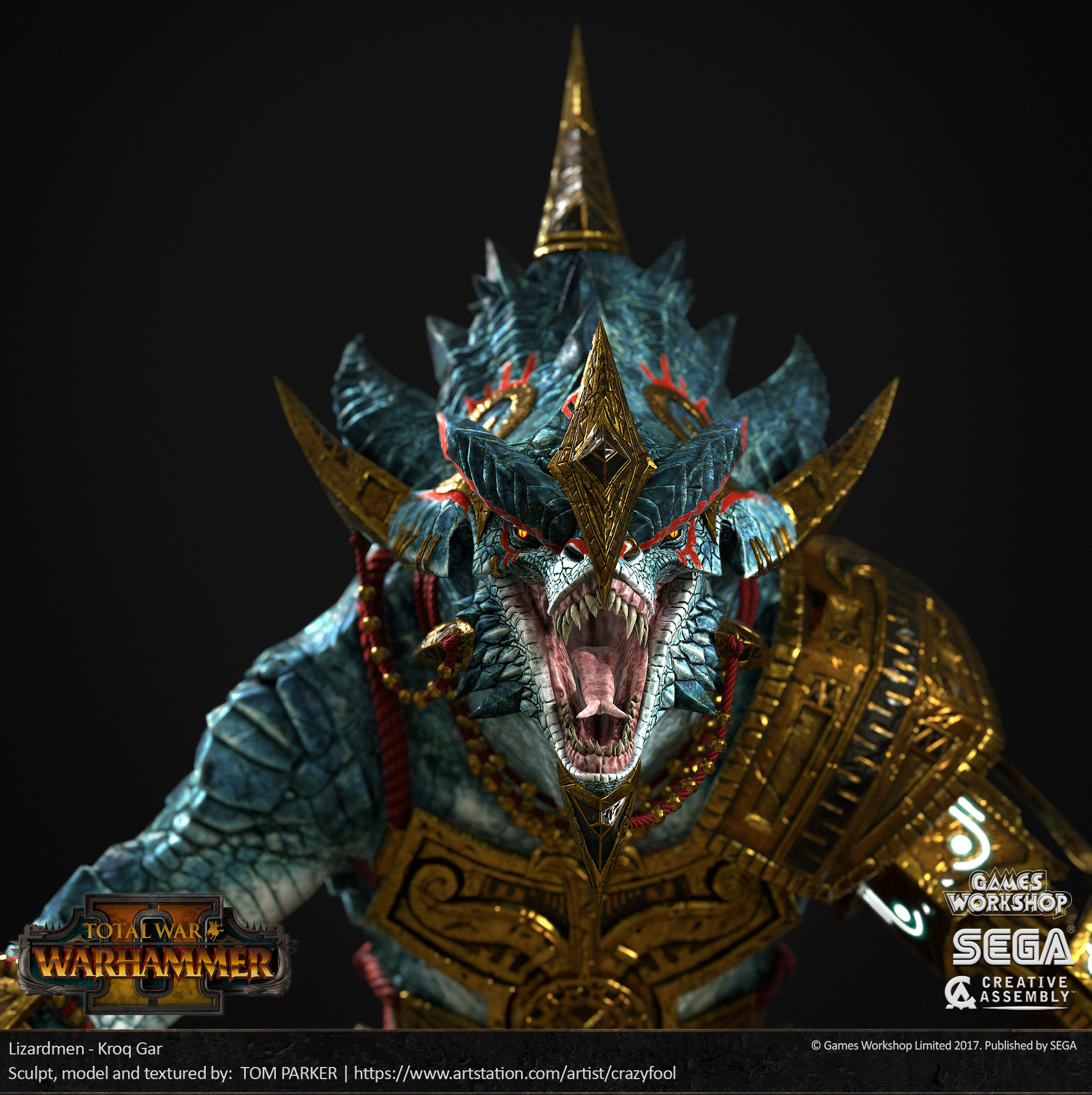 Tom Parker Total War Warhammer 2 Kroq Gar