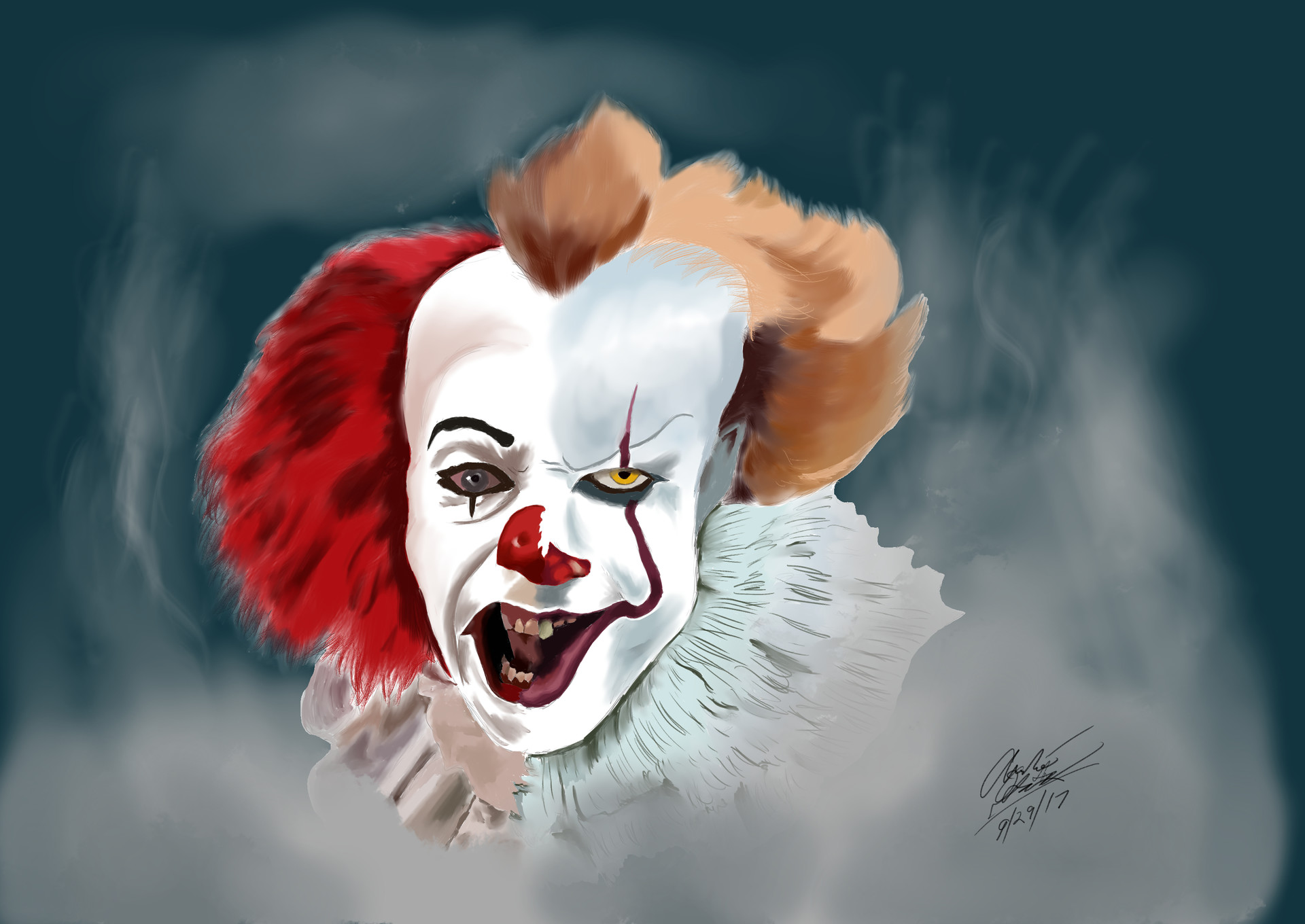 Artstation A Transition Work From The 1990 Version Of Pennywise To The 2017 Version Andre Smith Find the best drawing ideas on the internet in one place, feed your imagination with beautiful simplicity and extraordinary creativity today ! a transition work from the 1990 version