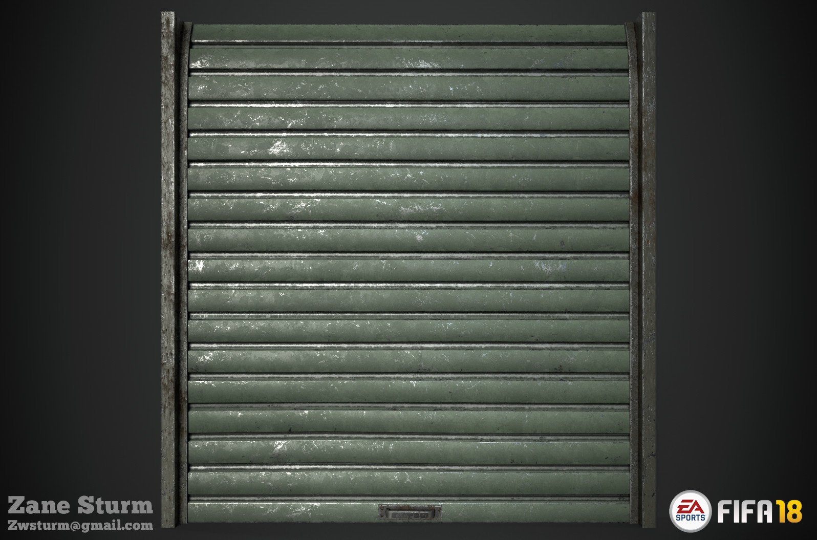 Single Roll Doors with Tiling Material