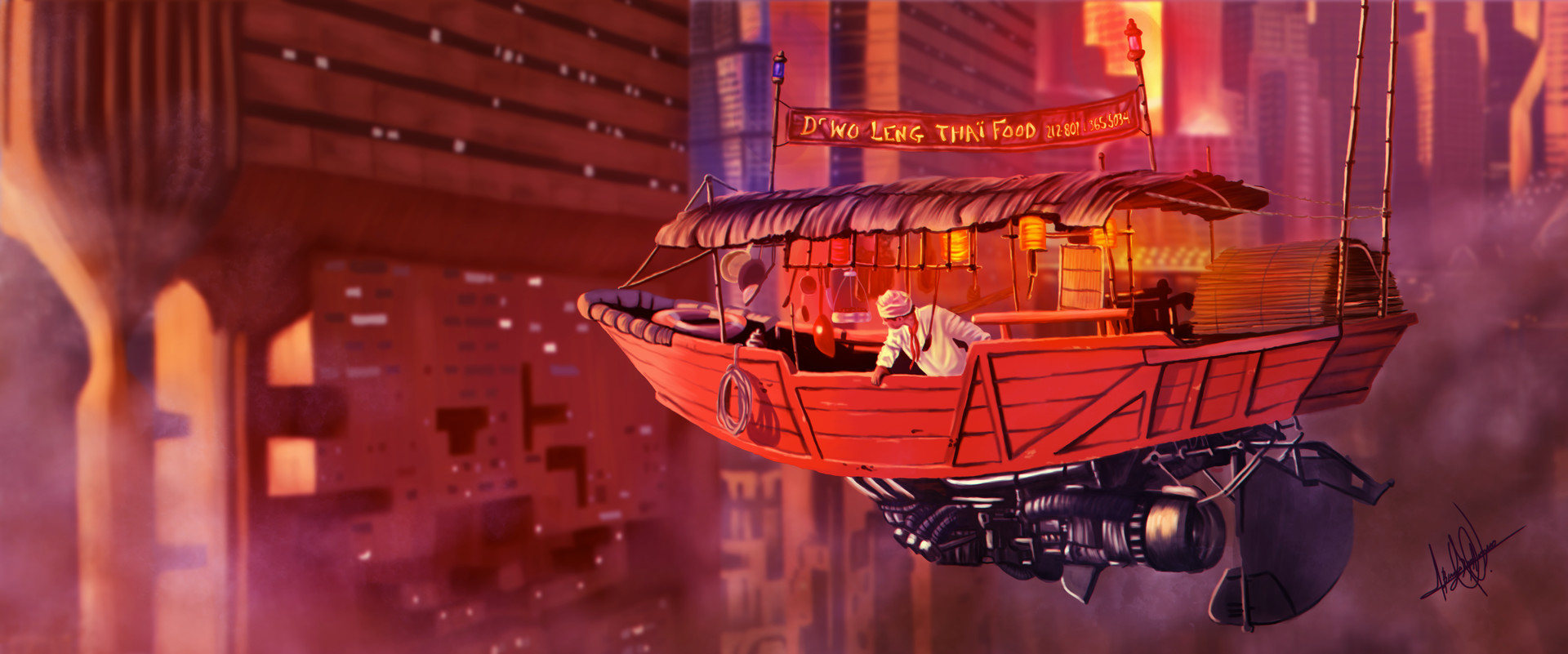 ArtStation - Floating Boat